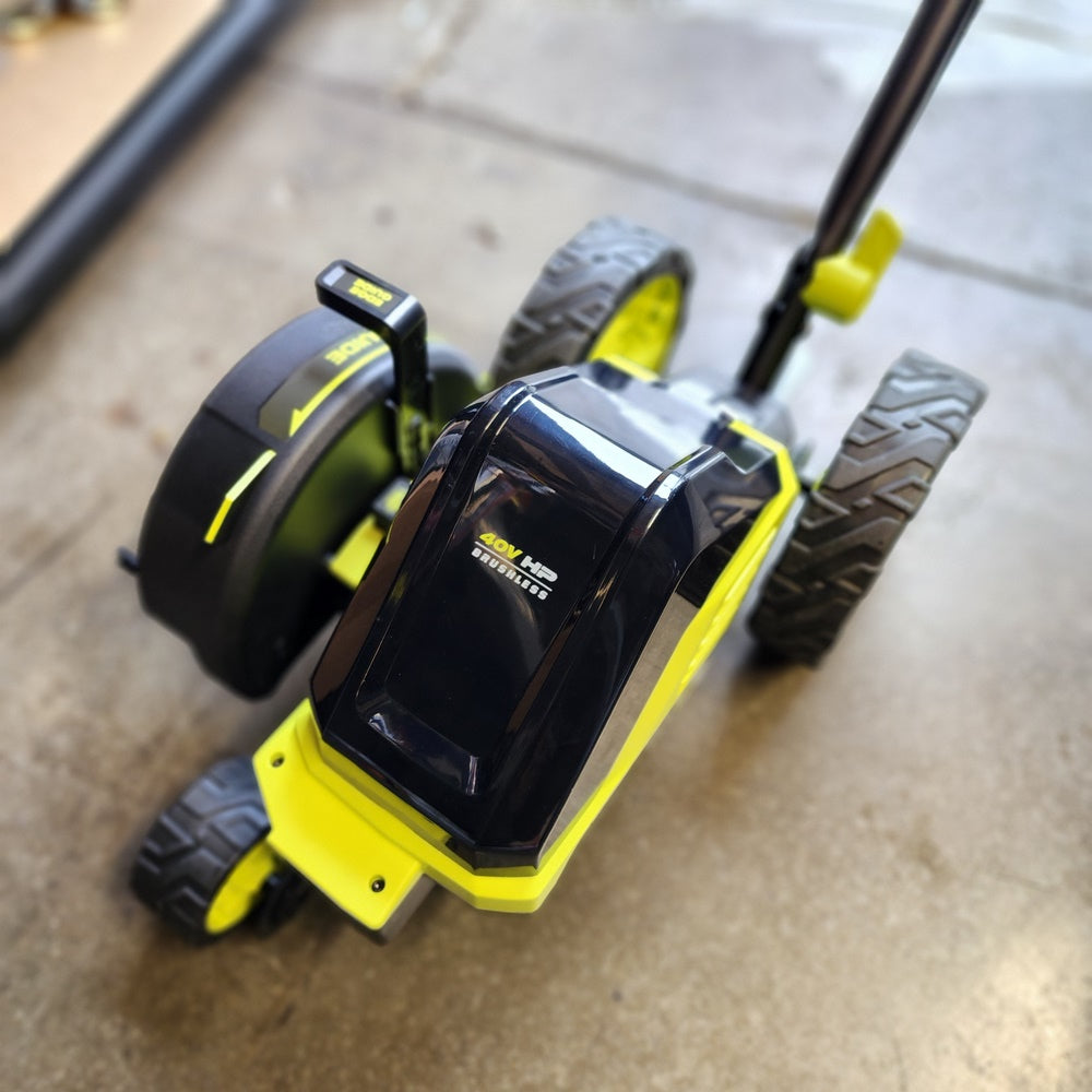 40V HP Brushless 9 in. Cordless Edger with 4.0 Ah Battery and Charger (RY40760VNM) 40V HP Brushless 9 in. Cordless Edger with 4.0 Ah Battery and Charger (RY40760VNM)